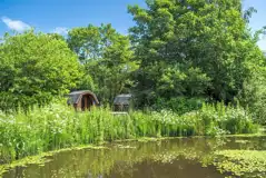 Camping pods by the fishing lake Camping pods by the fishing lake