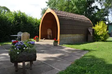 Hedgehog camping pod