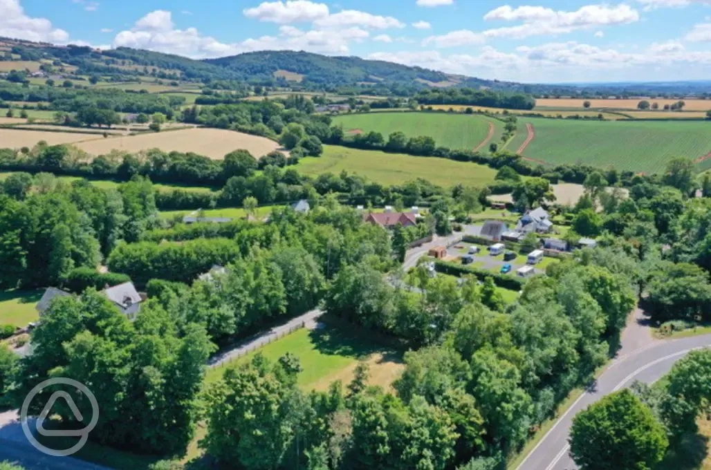 Aerial of the site