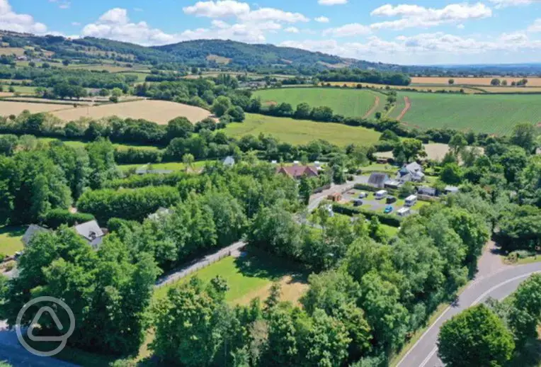 Aerial of the site