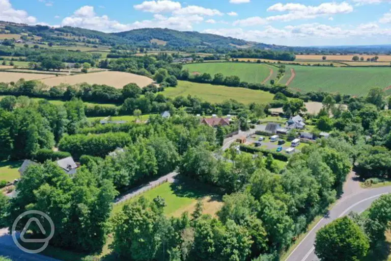 Aerial of the site