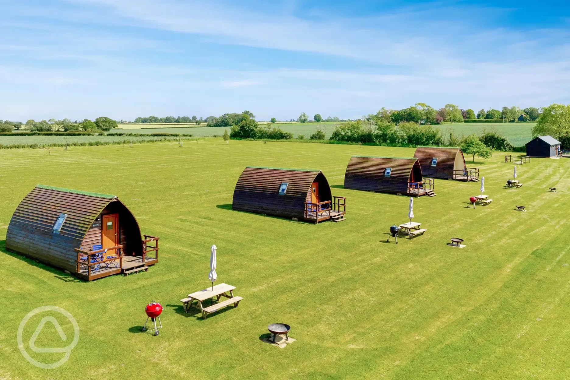 Glamping pods