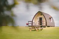 Small glamping pod