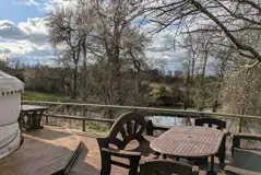  Swan Lakeview - dining area with views across the lake