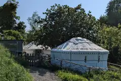 Lakeside yurt retreat - two co-located yurts Willow and Oak