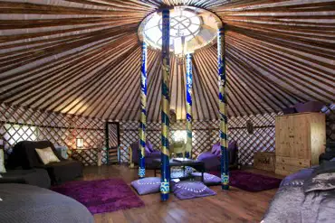 Hedgehog Hollow with a double bed, double sofa beds, and futons Meadow Lake 