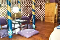 Bramble yurt - interior