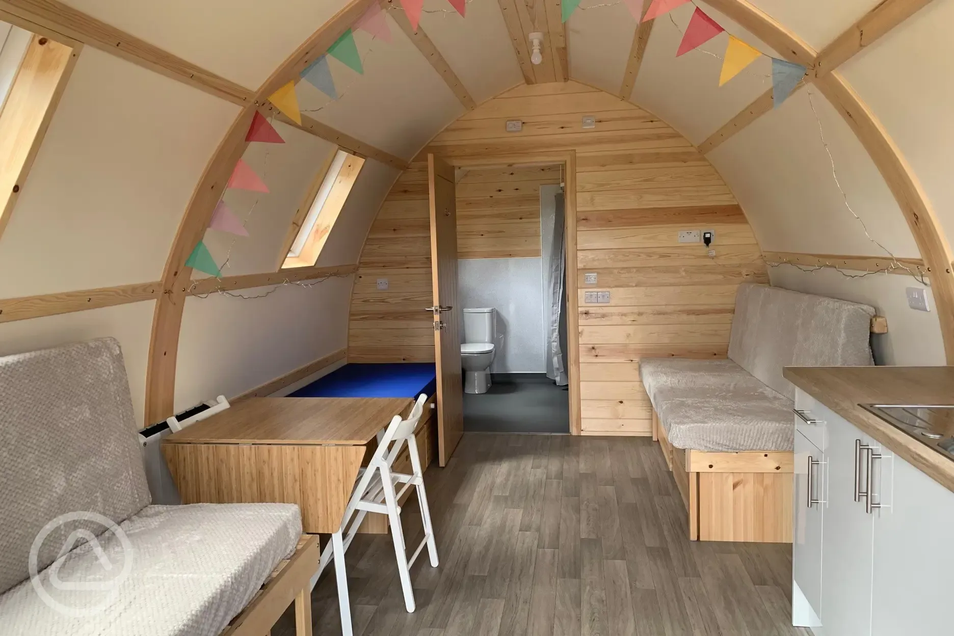 Wigwam Pod with accessible features 