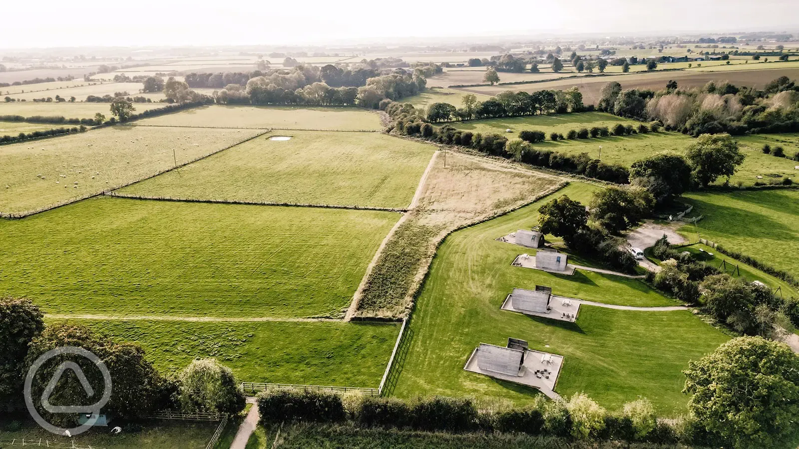 Aerial of the site