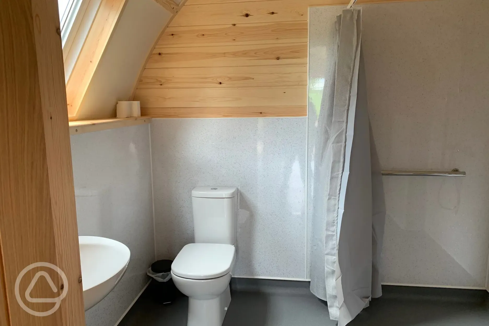 Wigwam Pod with accessible features ensuite