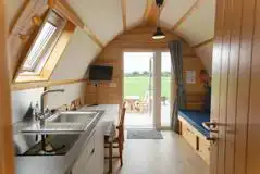 Ensuite Deluxe Wigwam Pod interior