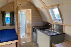 Ensuite Deluxe Wigwam Pod interior