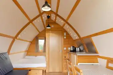 Ensuite Deluxe Wigwam Pod interior