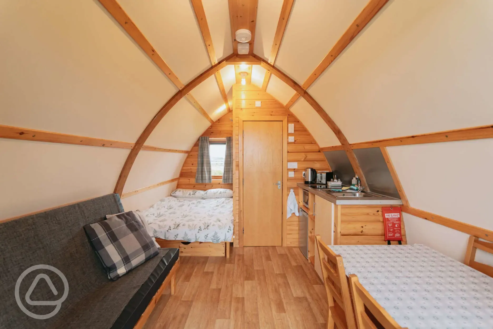 Wigwam pod interior