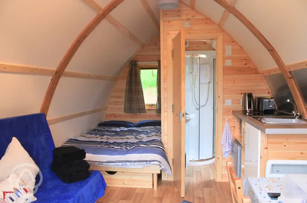 Wigwam pod interior