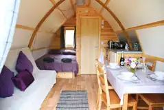 Wigwam pod interior