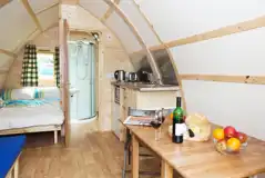 Wigwam pod interior