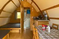 Wigwam pod interior