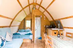 Wigwam pod interior