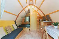 Wigwam pod interior