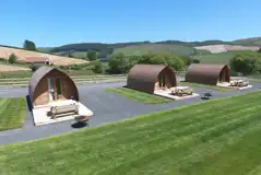 En-suite deluxe Wigwam pods