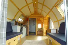 Wigwam Accessible Lodge with Hot Tub interior