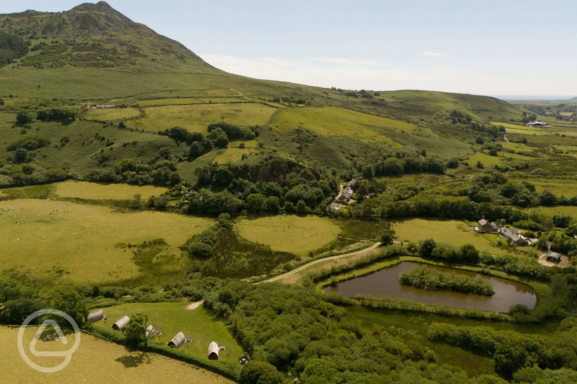 Aerial of the ensuite pods