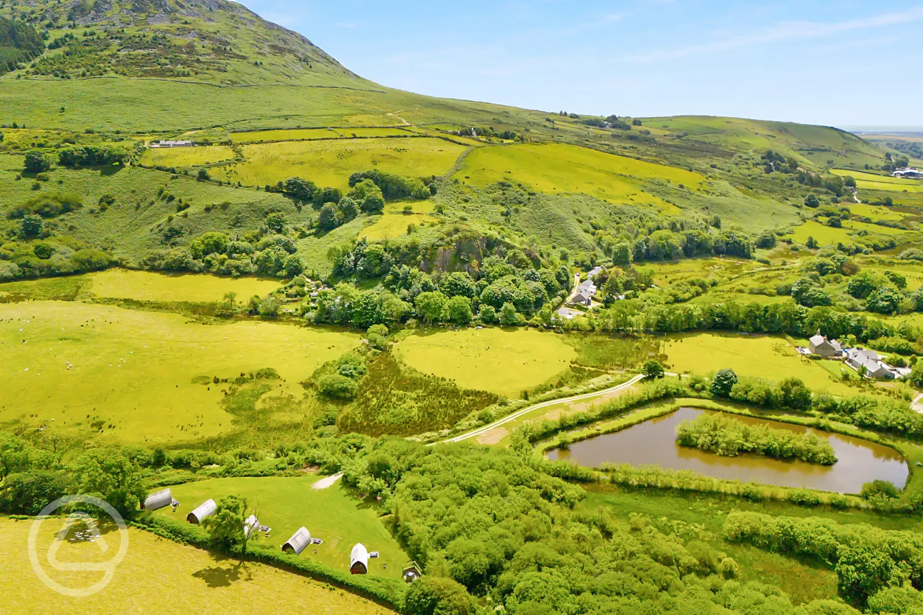 Aerial of the ensuite pods