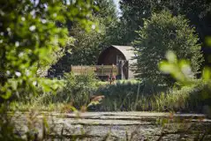 Deluxe ensuite Wigwam pod overlooking the lake