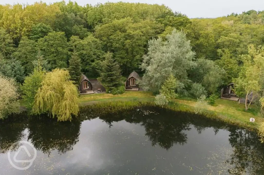 Aerial of the site