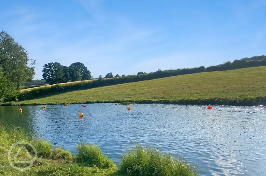 Wild swimming onsite