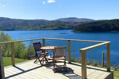 Sildvik and Sunset ensuite glamping pods with private decking and loch views