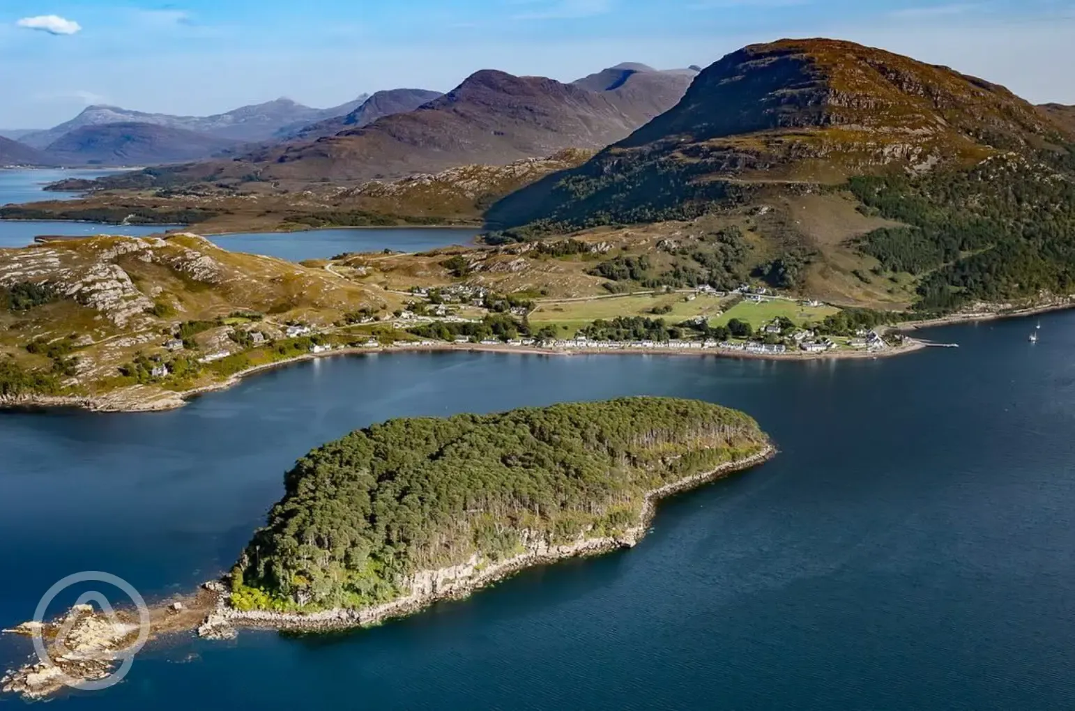Aerial of Shieldaig Aerial of Shieldaig