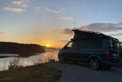 Hardstanding pitches (optional electric) with loch views Hardstanding pitches (optional electric) with loch views