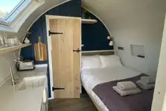 Sildvik and Sunset ensuite glamping pods double bed Sildvik and Sunset ensuite glamping pods double bed