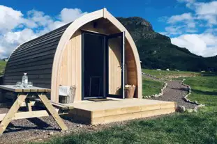 Shieldaig Camping and Cabins, Strathcarron, Highlands (6 miles)