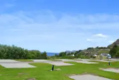 Hardstanding pitches (optional electric) with loch views
