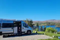 Hardstanding pitches (optional electric) with loch views