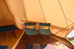 Standard bell tent interior