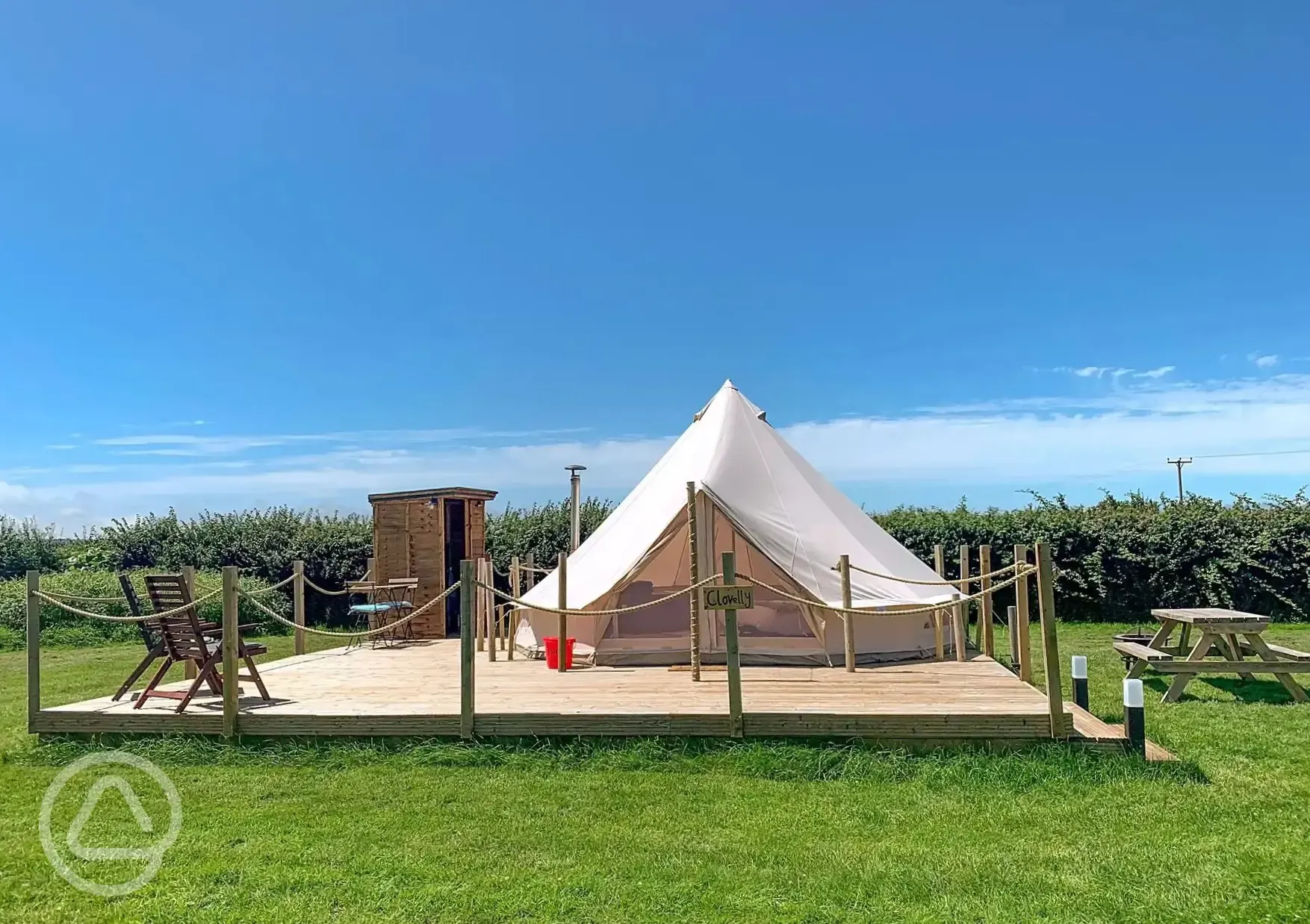 Luxury bell tent 