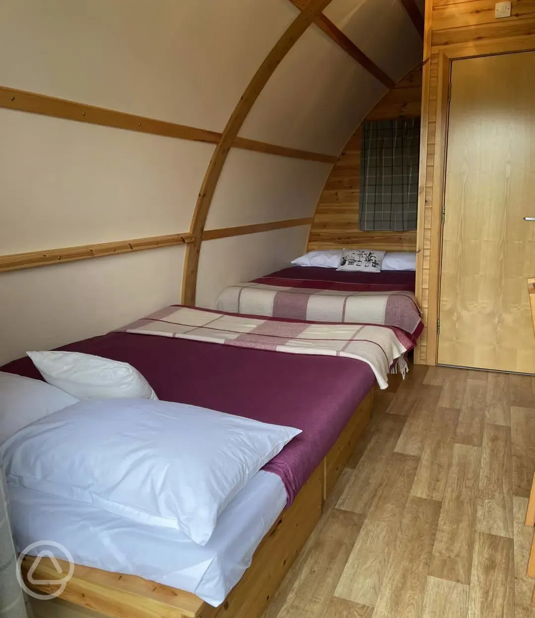 Deluxe Wigwam pod with sofa bed