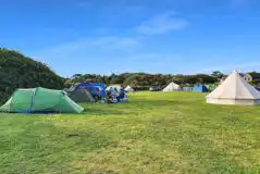 Non electric grass pitches at Parknoweth Farm Camping