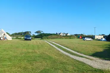 Non electric grass pitches at Parknoweth Farm Camping