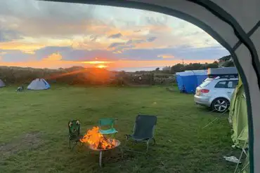 Sunset campfires