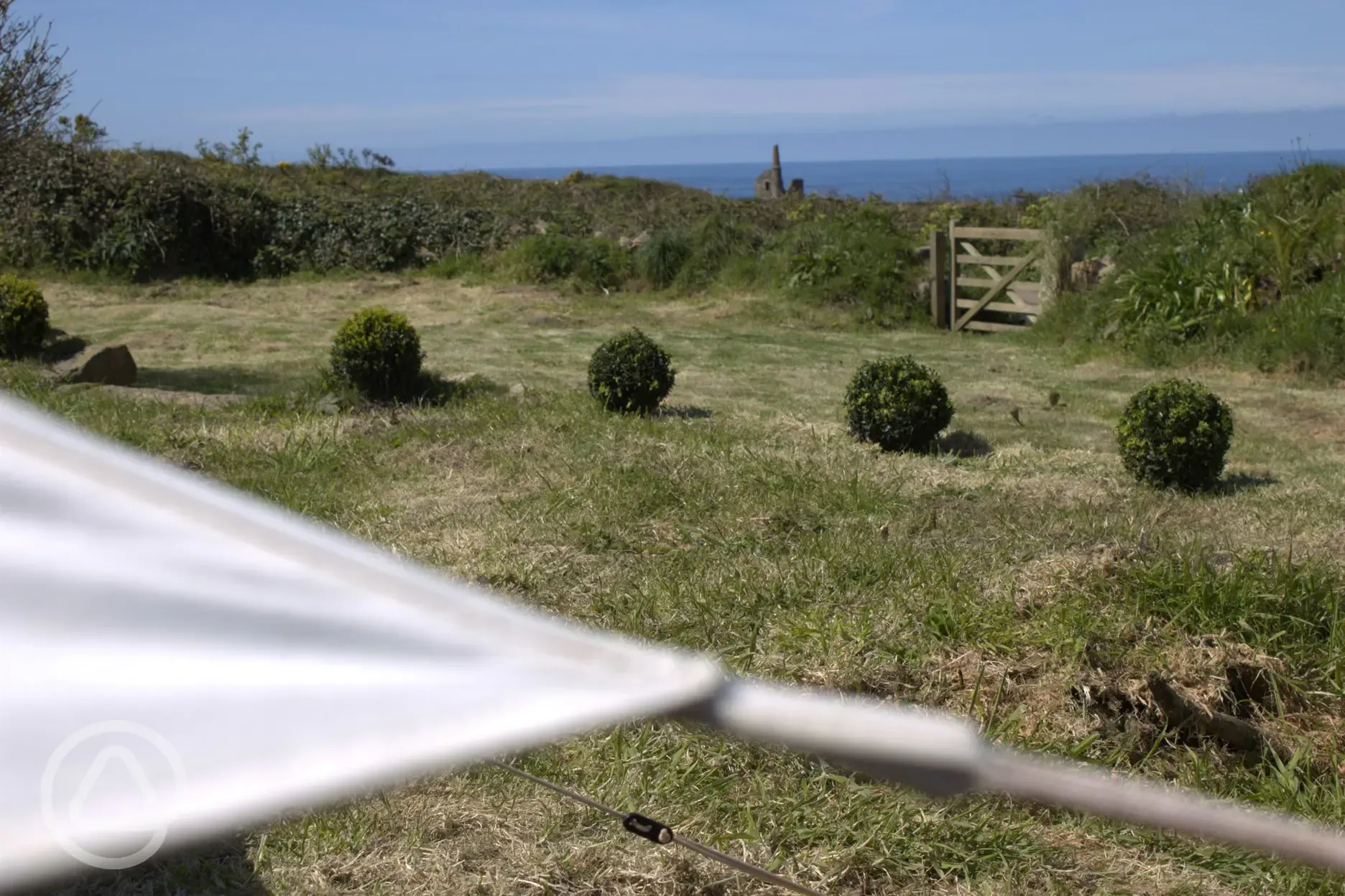 Bell tent view