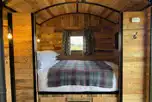 Shepherd's hut interior