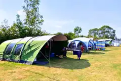 Non electric grass pitches for tents and roof tents