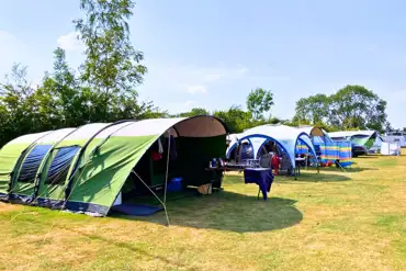 Non electric grass pitches for tents and roof tents