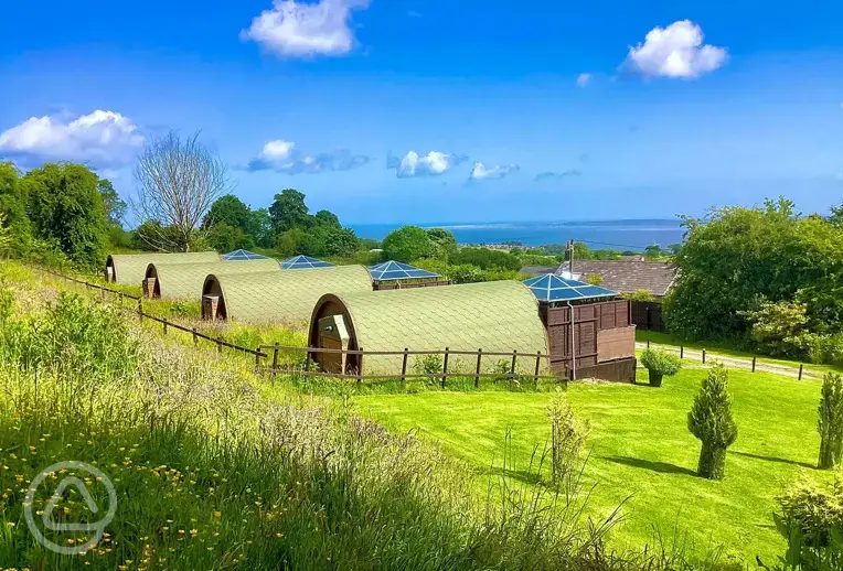 Glamping pods