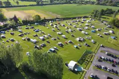 Aerial of the campsite